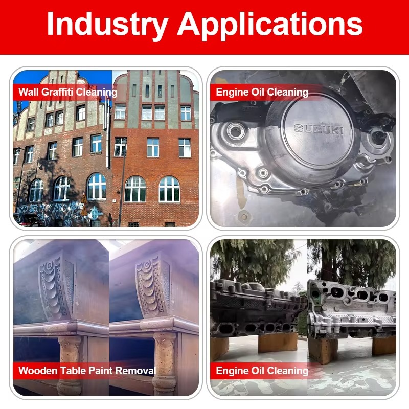 Industrial Laser Cleaning - Промышленная импульсная лазерная машина для очистки