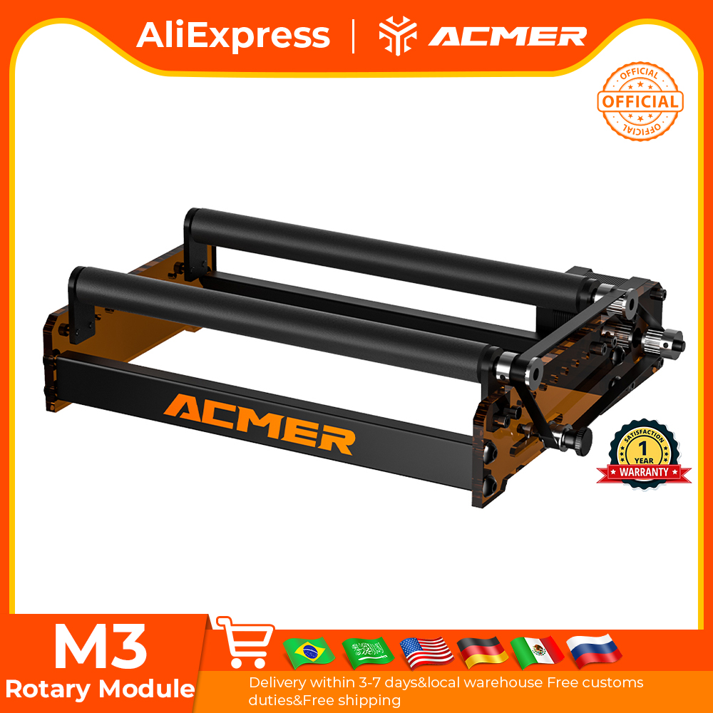 Industrial Laser Cutter - Лазерный ролик ACMER M3 на 360°