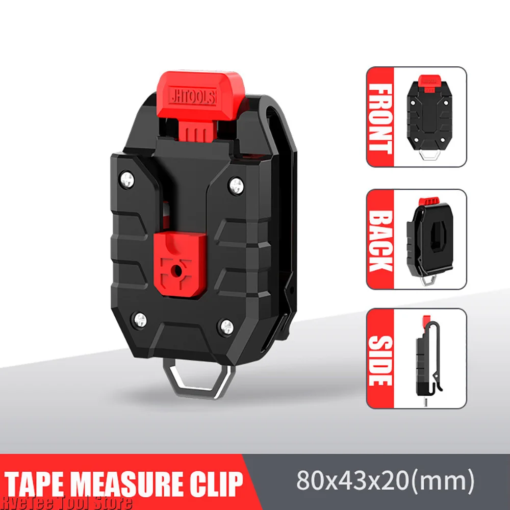 Industrial Laser Tape Measure - НОВАЯ универсальная рулетка, быстроподвесной зажим для