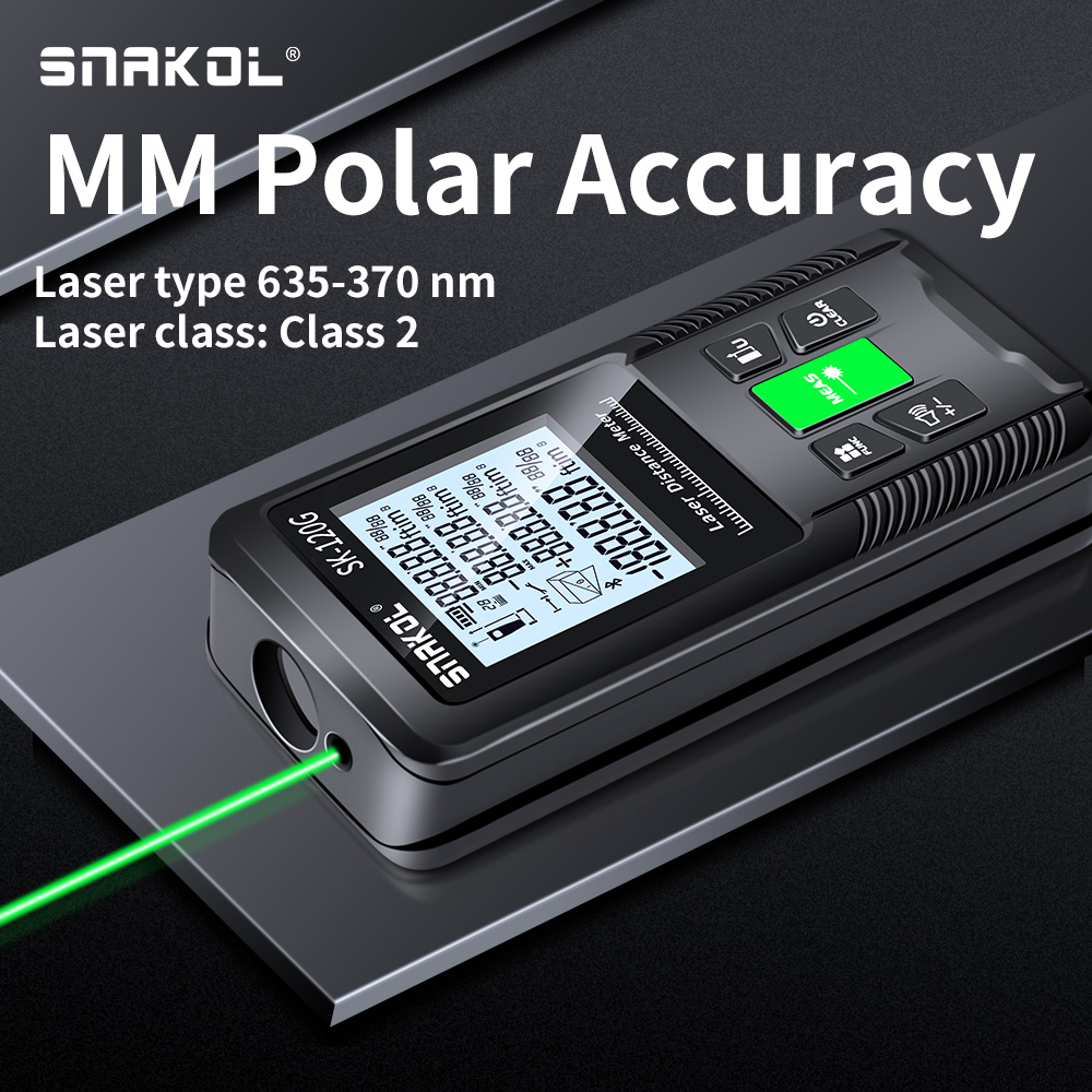 Лазерный дальномер Snakol 40 м – обзор и цена Industrial Laser Tape Measure
